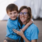 Amanda and Jackson Moore at the 2024 ASF Walk
